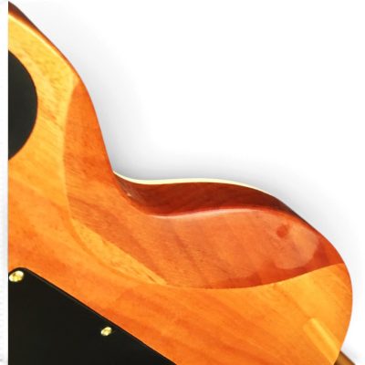 Custom Crown Heritage Cherry Sunburst Flame Maple Top Slim Tapered Neck Floyd Rose Tremolo Guitar - Image 2