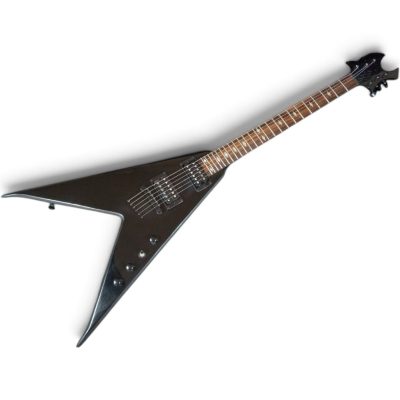 Custom Norturne Onyx Black Silver Bevel JRV Edge Electric Guitar - Image 2