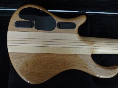 Custom Onyx Setius Gray Burst Flamed Maple Bass Multi Scale Fanned Frets 6 String - Image 2