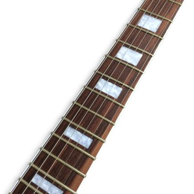 Custom Crown Jimi Hendrix Polaris White 6 String Electric Guitar 3 Pickups - Image 2