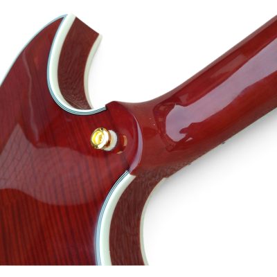 Custom Crown Johnny A Sunset Glow Flame Maple Top Bigsby Vibrato Tailpiece Guitar - Image 2