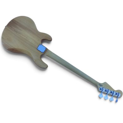 Custom Aether Sting Natural Flamed Maple Top Finish 4 String Bass Fretless - Image 10
