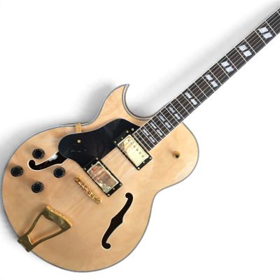 Custom Crown ES175 Natural Hollow Body Archtop Florentine Cutaway Guitar - Image 2
