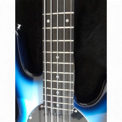 Custom Aether Blue Burst 5 String Bass Single Pickups - Image 3