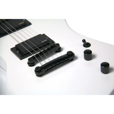 Custom Obsidian Hetfield MX220 Explorer White Electric Guitar - Image 2