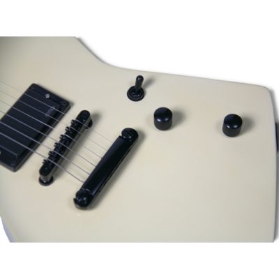 Custom Crown Cream Modernistic Explorer Electric Guitar - Image 3