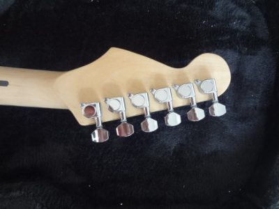 Custom Regent Mermaid Carved Engrave Natural Hand Rubbed Oil Finish Guitar - Image 3