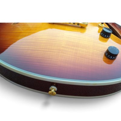 Custom Crown Johnny A Sunset Glow Flame Maple Top Bigsby Vibrato Tailpiece Guitar - Image 4
