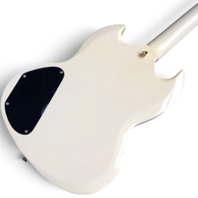 Custom Crown Jimi Hendrix Polaris White 6 String Electric Guitar 3 Pickups - Image 3