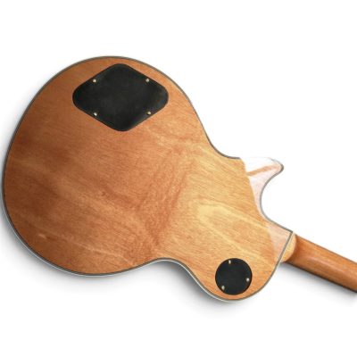 Custom Crown Natural Koa Flamed Maple Top Electric Guitar Dragon Inlay - Image 3