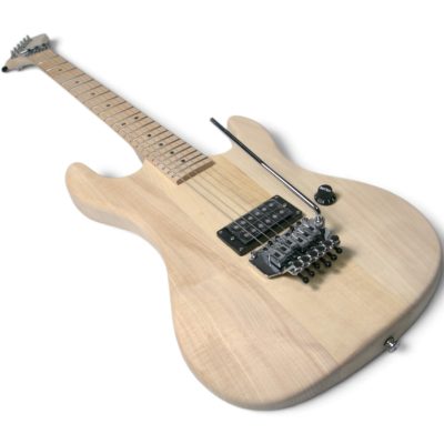 Custom Regent Natural Finish Explorer Floyd Rose Tremolo Guitar - Image 2
