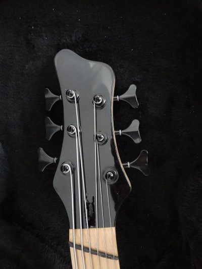 Custom Onyx Setius Gray Burst Flamed Maple Bass Multi Scale Fanned Frets 6 String - Image 4