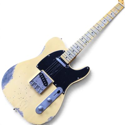 Custom Regent Cream Heavy Relic Aged Electric Guitar - Image 3