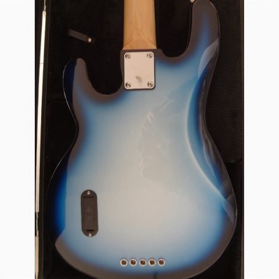 Custom Aether Blue Burst 5 String Bass Single Pickups - Image 5