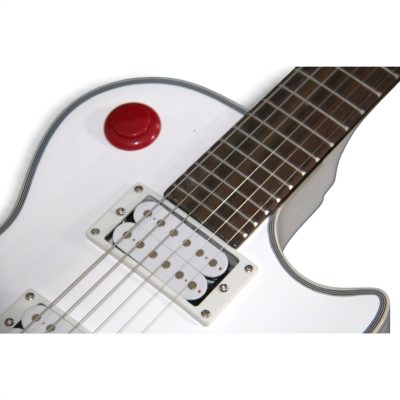 Custom Crown White Buckethead Electric Guitar Push Button Kill Switch - Image 5