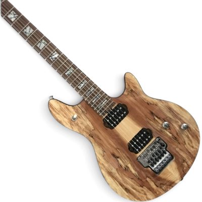 Custom Lazu Wolfgang Deadwood Spalted Maple Eddie Floyd Rose Tremolo Electric Guitar - Image 3