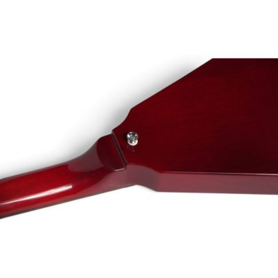 Custom Crown Flying V Jimi Hendrix Heritage Cherry Transparent Electric Guitar - Image 4