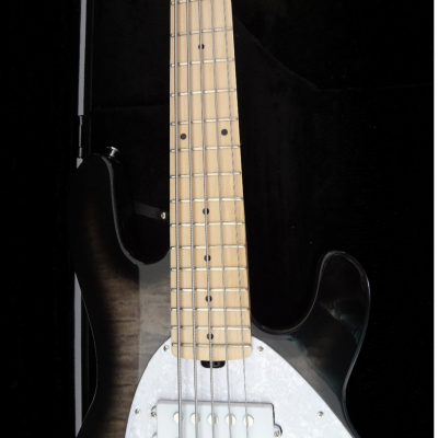 Custom Aether Sting Brown Burst Quilted Maple Top 5 String Bass - Image 5