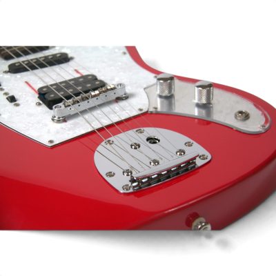 Custom Regent Kurt Mustang Dakota Red Finish Electric Guitar - Image 3