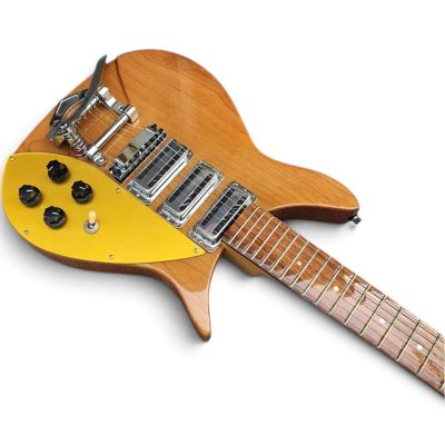 Custom Nova Natural Finish 325C64 21 Inch Scale Length Lennon Guitar Bigsby Tremolo - Image 13