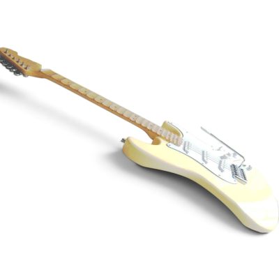 Custom Regent Vintage Cream Maple Scalloped Fretboard Yngwie Malmsteen Guitar - Image 2