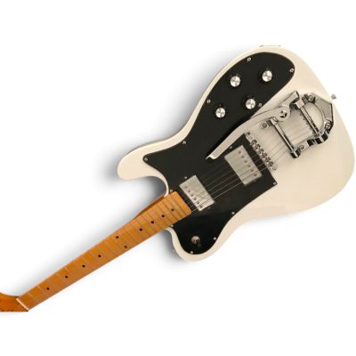 Custom Regent Deluxe Chris Olympic White Finish Bigsby Electric Guitar - Image 2