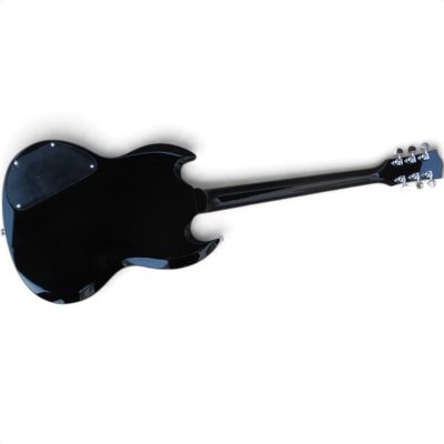 Custom Crown Angus Black Tony Lommi Finish SG Cross Inlays Guitar - Image 3