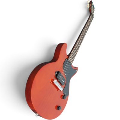 Custom Crown Junior Double Cutaway P90 Pickups Armstrong Rust Red Orange Electric Guitar - Image 4