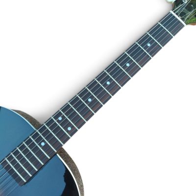 Custom Crown Vintage Sunburst ES125 Single P90 Pickups Hollow Body Electric Guitar - Image 3