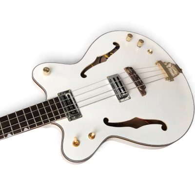 Custom Sovereign Tom Aged White Falcon 4 String Bass - Image 4
