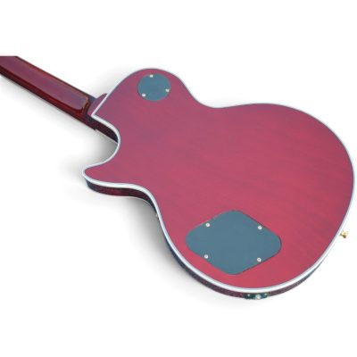 Custom Crown Red Wine Finish Electric Guitar - Image 4