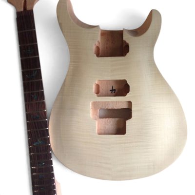 Custom Monarch SE Santana DIY Unfinished Guitar Do It Yourself Body Neck Floyd Rose Tremolo Cavity - Image 4