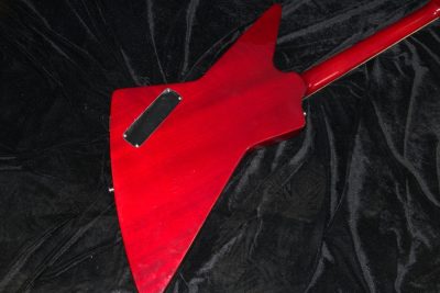 Custom Crown Transprent Red Wine Modernistic Explorer 6 String Electric Guitar - Image 5