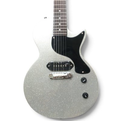Custom Crown Junior Single Cutaway P90 Pickups Armstrong Metallic Silverdust Electric Guitar