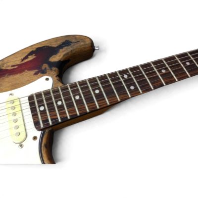 Custom Regent SRV Heavy Aged Relic Distressed Stevie Ray Tobacco Sunburst Guitar - Image 2