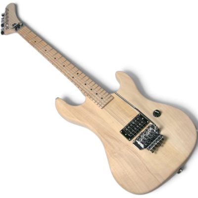 Custom Regent Natural Finish Explorer Floyd Rose Tremolo Guitar - Image 3