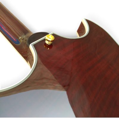 Custom Crown Johnny A Pelham Blue Burst Flame Maple Top Bigsby Vibrato Tailpiece Guitar - Image 8