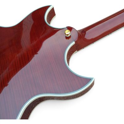 Custom Crown Johnny A Sunset Glow Flame Maple Top Bigsby Vibrato Tailpiece Guitar - Image 8