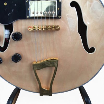 Custom Crown ES175 Natural Hollow Body Archtop Florentine Cutaway Guitar - Image 5