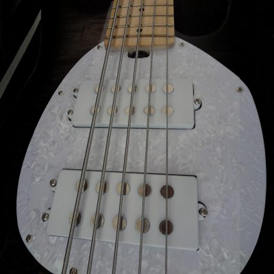 Custom Aether Sting Brown Burst Quilted Maple Top 5 String Bass - Image 7