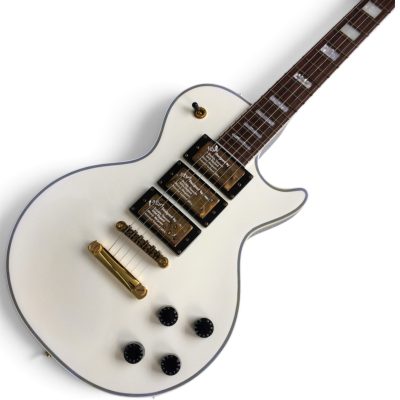 Custom Crown Peter Frampton Alpine White Electric Guitar 3 Pickups