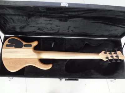 Custom Onyx Setius Gray Burst Flamed Maple Bass Multi Scale Fanned Frets 6 String - Image 8