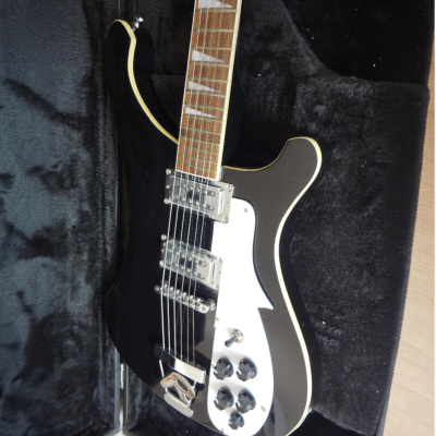 Custom Nova 4003 Black Jetglo 6 String Guitar - Image 3