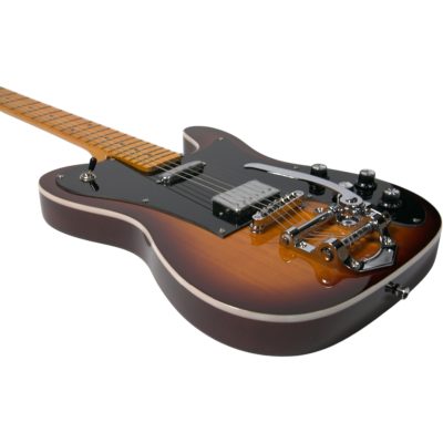 Custom Regent Thinline Tobacco Burst Finish Bigsby Electric Guitar - Image 8