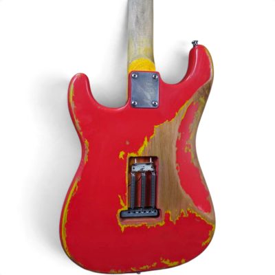 Custom Regent Relic Vintage Candy Apple Red Jimmie Vaughan Electric Guitar - Image 3