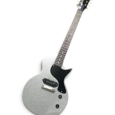 Custom Crown Junior Single Cutaway P90 Pickups Armstrong Metallic Silverdust Electric Guitar - Image 9