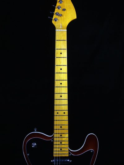 Custom Regent Thinline Tobacco Burst Ash Bigsby Electric Guitar - Image 8