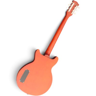 Custom Crown Junior Double Cutaway P90 Pickups Armstrong Rust Red Orange Electric Guitar - Image 5