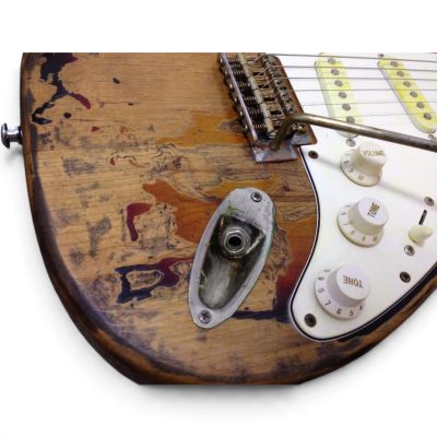 Custom Regent SRV Heavy Aged Relic Distressed Stevie Ray Tobacco Sunburst Guitar - Image 4