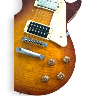Custom Crown Gary Moore Iced Tea Burst Flamed Maple Top Electric Guitar - Image 9